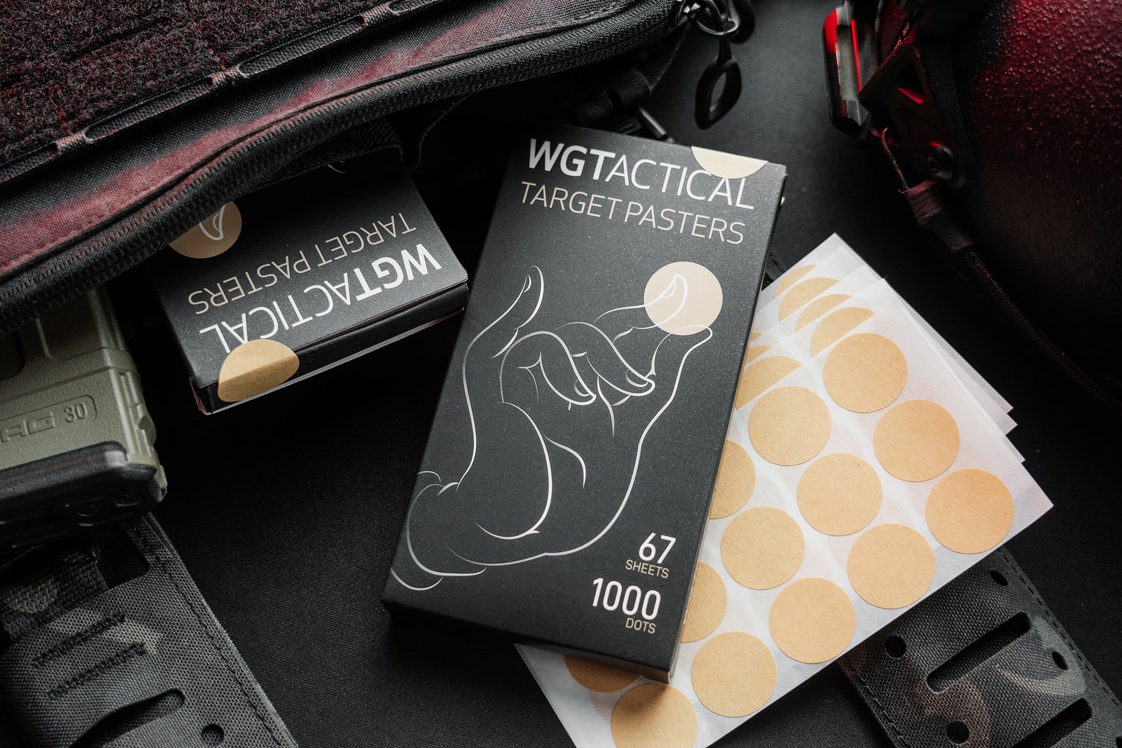 WGT Boxed Round Target Pasters